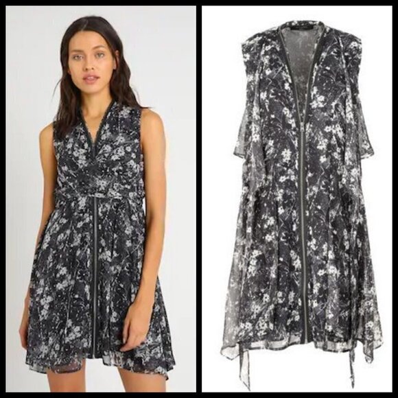 💕ALLSAINTS💕 Jayda Lisk Dress Medium NWT - Picture 7 of 8